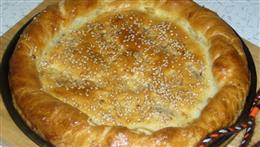 Фитчи (пирог с мясом по-туркменски)