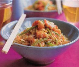 Лакса с креветками
