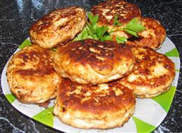 Куриные котлеты с грибами