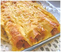 фаршированные мясом с грибами каннелони