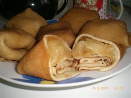 Блинчики с яблоками
