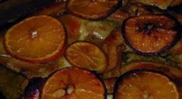 Куриное филе в апельсинах