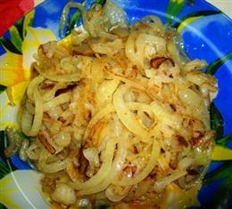 Салат из судака с грибами