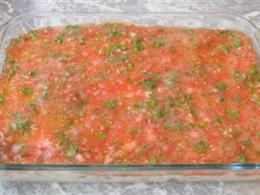 Лазанья с грибами и куриным филе