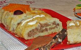 Рулет картофельный