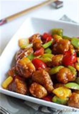 Мясо в кисло-сладком соусе