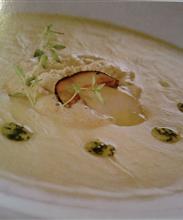 Картофельный крем- суп с белыми грибами